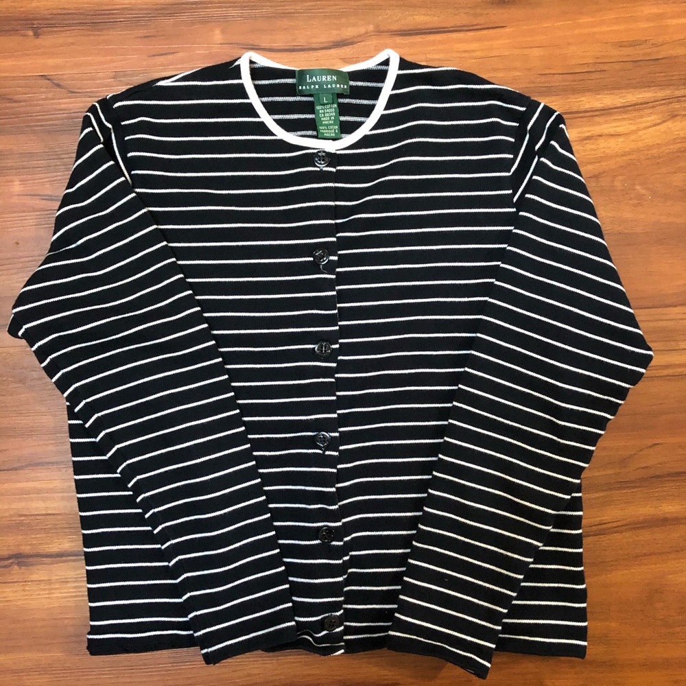 Lauren Ralph Lauren Sweater Button Down